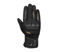 Ixon Pro Russel 2 Guanti da moto invernali impermeabili da donna, nero-oro, taglia M per donne