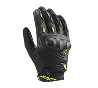 Guanti da moto IXON Rise Air 2 nero-giallo fluo 2XL