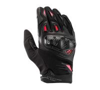 Ixon Rise Air 2 Guanti da moto, nero-rosso, taglia L per maschi