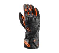 IXON Guanti moto Thunder Air Nero/Antracite/Arancione Taglia L