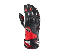 Ixon Thunder Air Guanti da moto, nero-bianco-rosso, taglia XL per maschi