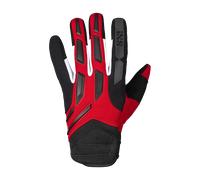 IXS Pandora-Air 2.0 Guanti da motocross, nero-bianco-rosso, taglia 3XL