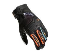 Macna Haros Rok Bagoros Guanti da moto, nero-arancione, taglia L