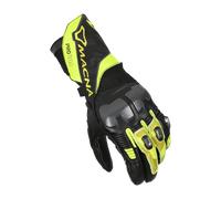 Macna Protego Guanti da moto, nero-giallo, taglia XL