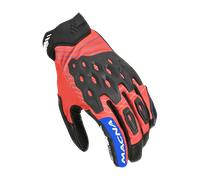 Macna Tanami Guanti da moto, nero-rosso, taglia L per maschi