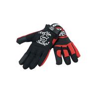 Guanti moto moto west coast choppers nero/rosso West coast choppers