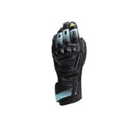 Guanti Moto Pelle Uomo Dainese FIERO Black/Water/Yellow Fluo Taglia:XL