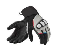 Rev'it Guanti In Pelle E Tessuto Revit Combustion Nero Grigio Chiaro L