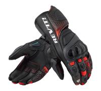 Guanto Pelle CONTROL Nero Rosso REVIT - UE: 3XL