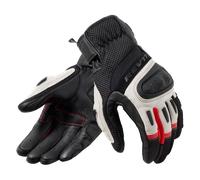 Revit Dirt 4, guanti S male Nero/Grigio Chiaro/Rosso