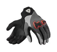 REV'IT! Guanti moto Kinetic 2 Grigio/Rosso Taglia L Uomo