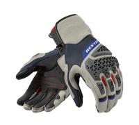 Guanti Moto REV'IT! Sand 5 Argento/RossoL Argento,Rosso