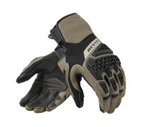 Revit Sand 5 Guanti da moto, nero-beige, taglia XL per maschi