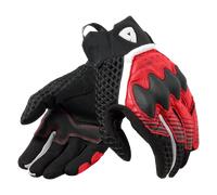 Revit Veloz Guanti da moto, nero-rosso, taglia 2XL per maschi
