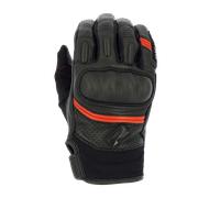 Richa Protect Summer 2 Guanti da moto traforati, nero-rosso, taglia XS per maschi