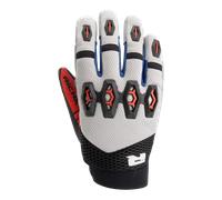 Richa R-MX Guanti da motocross, grigio/rosso, Taglia 2XL