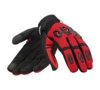 Richa R-MX Guanti da motocross, nero/rosso, Taglia 3XL