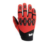 Richa R-MX Guanti da motocross, nero/rosso, Taglia L