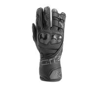 Richa RS-86 Guanti da motociclista femminile, nero/rosso/fluo rosso scuro, Taglia L
