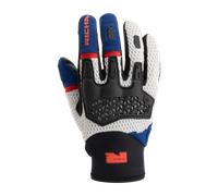 Richa Sandblast Guanti da motocicletta, blu/rosso, Taglia S