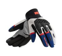 Richa Sandblast Guanti da motocicletta, blu/rosso, Taglia S