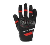Richa Stradale Summer Guanti Moto traforati, nero-rosso, taglia XL per maschi