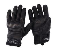 Guanti moto roeg fngr in pelle nera Roeg