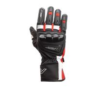 RST Pilot Guanti da moto, nero-bianco-rosso, taglia S per maschi
