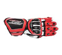 Guanti moto RST Tractech Evo 4 in pelle rosso