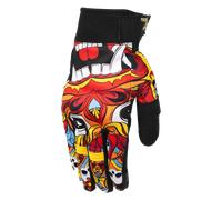 Rusty Stitches Clyde V2 Mask, guanti S male Nero/Bianco/Rosso/Giallo/Blu