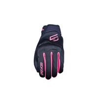 Guanti moto scooter DONNA FIVE GLOBE EVO BLACK/FLUO PINK (misura XL)