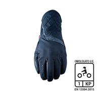 Guanti moto scooter DONNA FIVE MILANO EVO WP BLACK (misura S)