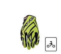 Guanti moto scooter Five MXF PRORIDER S FLUO YELLOW (misura L)