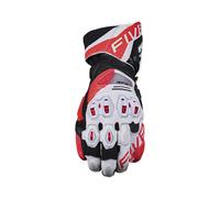 Guanti moto scooter Five RFX1 EVO WHITE / FLUO RED (misura M)