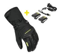 Macna Azra RTX kit guanti da moto riscaldabili, nero, taglia 4XL per maschi