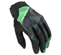 Macna Obtain Leather, guanti L male Nero/Verde/Grigio