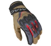 Guanti Moto Uomo Macna Zairon Taupe / Black