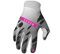 Guanti Motocross Seven Zero Clash White/Pink Taglia:S