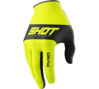 Guanti motocross Shot Draw Sky giallo fluo 8