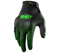Guanti motocross Shot Drift Rim verdi 8