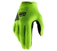 Guanti MTB 100% Ridecamp in Gel Giallo Fluo - L10034