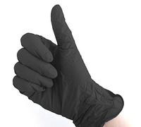 Guanti multiuso in nitrile senza talco, 100 guanti (nero, L)