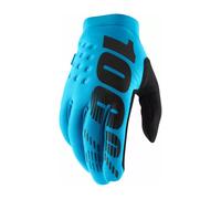 Guanti MX 100% Brisker Per Meteo Freddo Turchese Off Road MTB ATV Quad