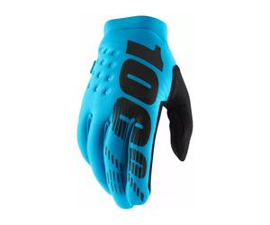 Guanti MX 100% Brisker Per Meteo Freddo Turchese Off Road MTB ATV Quad