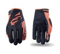 GUANTI MX MOTO CROSS ENDURO OFFROAD FIVE MXF3 BLACK ORANGE - NERO ARANCIO FLUO