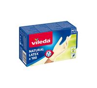 Guanti Natural Latex 100 Guanti USA e Getta Guanti in Lattice Naturale Senza