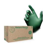 Guanti naturali ampri guanti di nitrile biodegradabili, senza polvere