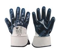 GUANTI NBR MANICHETTA TELA 'BROK 700' Tg. 10 12 CP