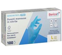 Bericah Guanto Monouso Sensinitryl Pro In Nitrile Large 100 Pezzi