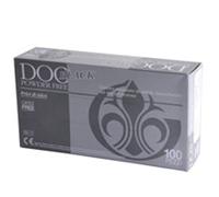 GUANTI NITRILE DOC BLACK POWDER FREE Pz.100 L